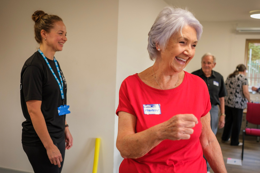 Woman taking part in Every Move Matters session